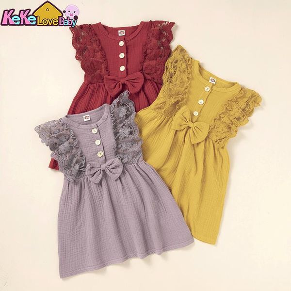 girl's dresses 1-5 years girls dress summer kids clothing sleeveless ruffle cotton solid princess for children toddler casual clothes, Red;yellow
girl's dresses 1-5 years girls dress summer kids clothing sleeveless ruffle cotton solid princess for children toddler casual clothes, Red;yellow