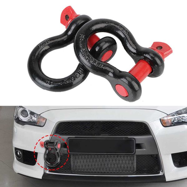 heavy 2pcs duty car tow hook d ring shackle vault 12t 19.5t for off road trailer car emergency recovery towing rope buckles
heavy 2pcs duty car tow hook d ring shackle vault 12t 19.5t for off road trailer car emergency recovery towing rope buckles