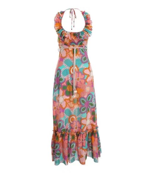 brand same style dress 2022 spring summer halter print fashion milan runway designer dresses women's 1209-11, Black;pink
brand same style dress 2022 spring summer halter print fashion milan runway designer dresses women's 1209-11, Black;pink
