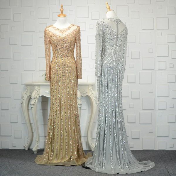party dresses long evening 2021 stunning sheer sleeve heavy beaded luxury arabic style silver mermaid women gowns, White;black
party dresses long evening 2021 stunning sheer sleeve heavy beaded luxury arabic style silver mermaid women gowns, White;black