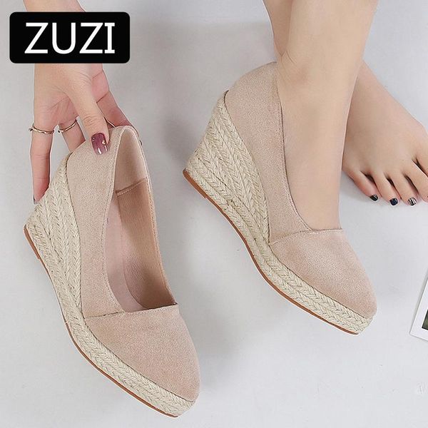 dress shoes zuzi women's wedge sandals 2021 spring and autumn style splicing high thick-heeled platform straw woven, Black
dress shoes zuzi women's wedge sandals 2021 spring and autumn style splicing high thick-heeled platform straw woven, Black