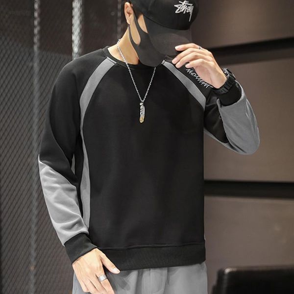 men's t-shirts 3188 atutumn men t-shirt long sleeve striped patchwork fashion handsome daily high street sport loose cotton tees pullov, White;black
men's t-shirts 3188 atutumn men t-shirt long sleeve striped patchwork fashion handsome daily high street sport loose cotton tees pullov, White;black