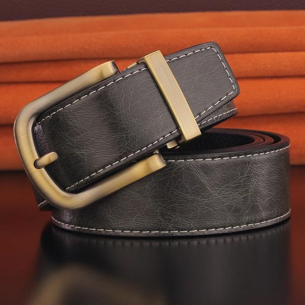 belts retro solid pin buckle designer men corset waist strap fashion genuine leather brand casual cowskin waistband, Black;brown
belts retro solid pin buckle designer men corset waist strap fashion genuine leather brand casual cowskin waistband, Black;brown