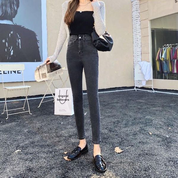 women's jeans 2021 autumn and winter denim pants high waist slimming korean-style all-match skinny, Blue
women's jeans 2021 autumn and winter denim pants high waist slimming korean-style all-match skinny, Blue