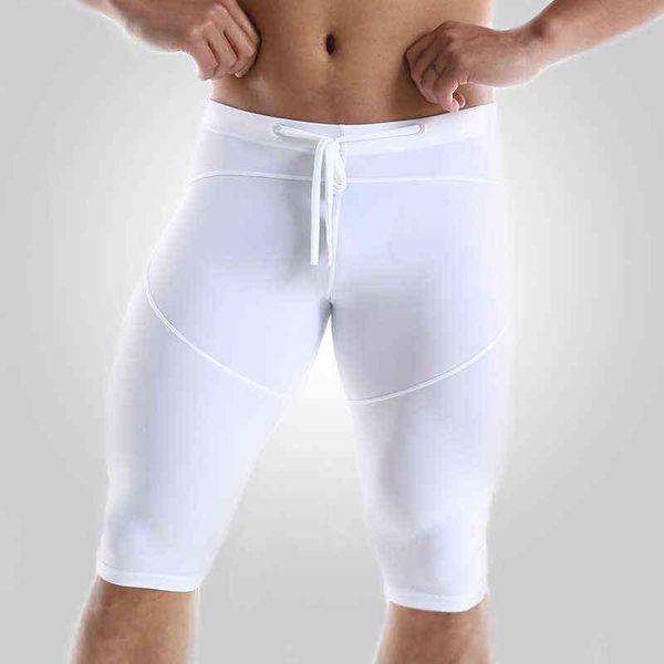 men's quick dry sports leggings gym shorts soccer jogging compression tights running shorts w220214, White;black
men's quick dry sports leggings gym shorts soccer jogging compression tights running shorts w220214, White;black