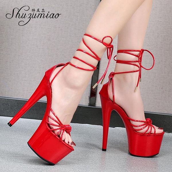 sandals shuzumiao shoes women stilettos platform 2021 summer ankle strap high heels17cm female solid color pole dance, Black
sandals shuzumiao shoes women stilettos platform 2021 summer ankle strap high heels17cm female solid color pole dance, Black