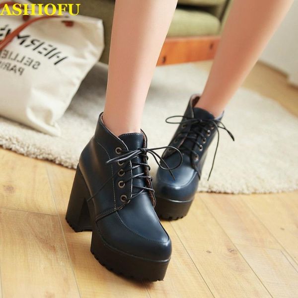 boots ashiofu wholesale 2021 handmade ladies block heels cross-shoelace platform party school ankle booties fashion, Black
boots ashiofu wholesale 2021 handmade ladies block heels cross-shoelace platform party school ankle booties fashion, Black