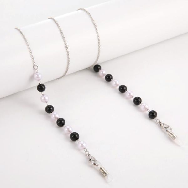 sunglasses frames teamer glasses chain black white pearl necklace cord mask holder lanyard strap rope hanging eyewear accessories, Silver
sunglasses frames teamer glasses chain black white pearl necklace cord mask holder lanyard strap rope hanging eyewear accessories, Silver