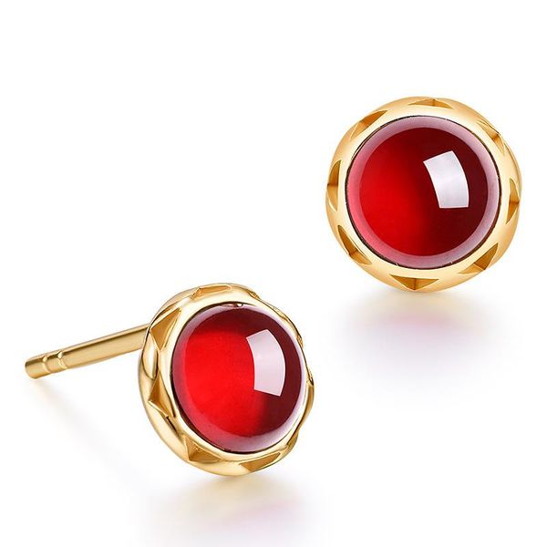 stud 925 sterling silver earrings for women natural moissanite garnet diamond wedding light luxury jewelry, Golden;silver
stud 925 sterling silver earrings for women natural moissanite garnet diamond wedding light luxury jewelry, Golden;silver