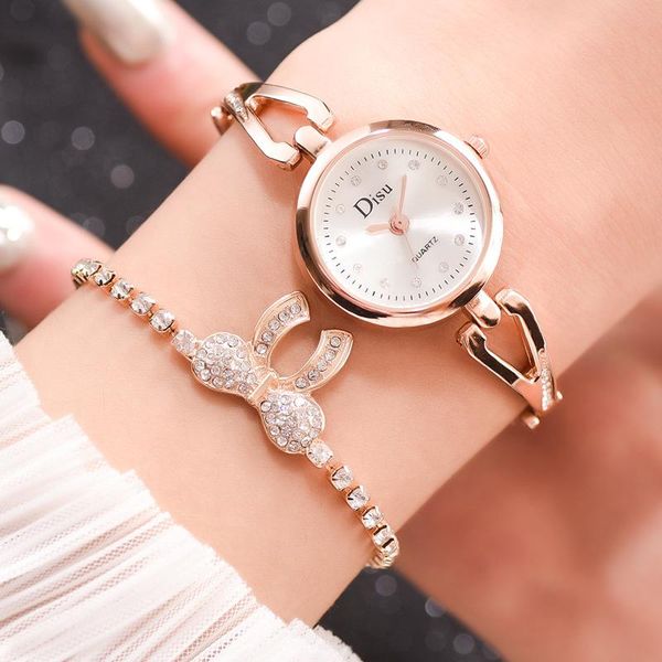 wristwatches disu fashion women casual rhinestone watch alloy band bracelet set luxury round dial wristwatch for girls ty66, Slivery;brown
wristwatches disu fashion women casual rhinestone watch alloy band bracelet set luxury round dial wristwatch for girls ty66, Slivery;brown