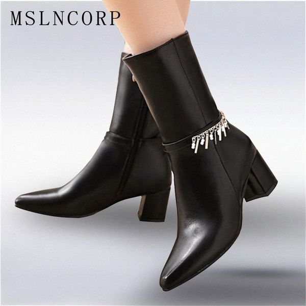 size 34 48 women shoes fashion square heels women black boots chains pointed toe thick high heeled long boots warm winter o5ex#
size 34 48 women shoes fashion square heels women black boots chains pointed toe thick high heeled long boots warm winter o5ex#