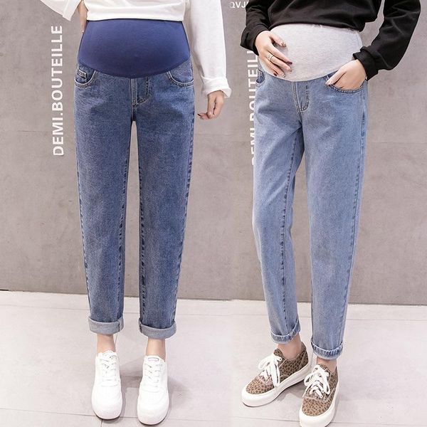 new pregnancy pants boyfriend jeans maternity pants for pregnant women maternity clothes high waist trousers loose denim jeans, White
new pregnancy pants boyfriend jeans maternity pants for pregnant women maternity clothes high waist trousers loose denim jeans, White