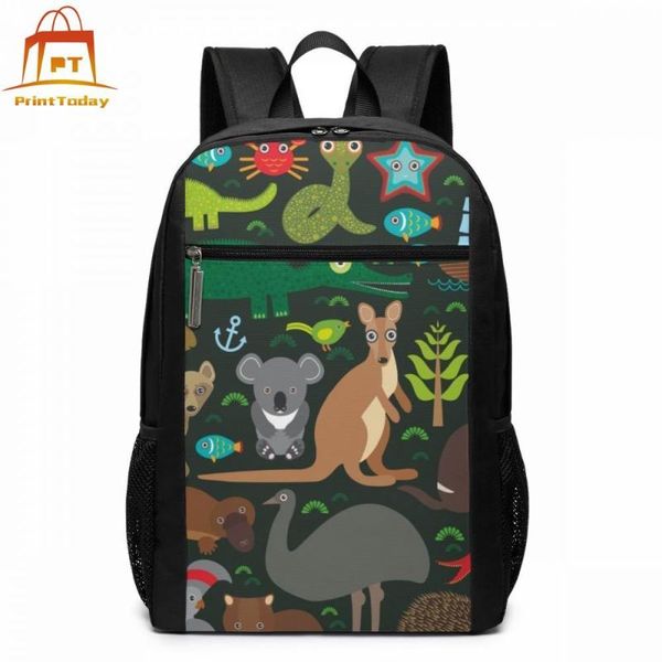 backpack kangaroo backpacks multifunction bag man - woman university print teen bags
backpack kangaroo backpacks multifunction bag man - woman university print teen bags