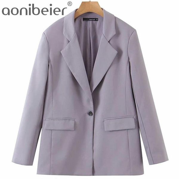 women's suits & blazers aonibeier ol style single button women formal 2021 autumn long sleeve notched collar female casual loose suit j, White;black
women's suits & blazers aonibeier ol style single button women formal 2021 autumn long sleeve notched collar female casual loose suit j, White;black