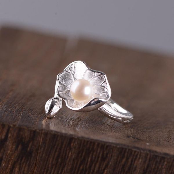 cluster rings fnj lotus flower ring 925 silver adjustable size 100% original real pearl s925 solid for women jewelry fine, Golden;silver
cluster rings fnj lotus flower ring 925 silver adjustable size 100% original real pearl s925 solid for women jewelry fine, Golden;silver