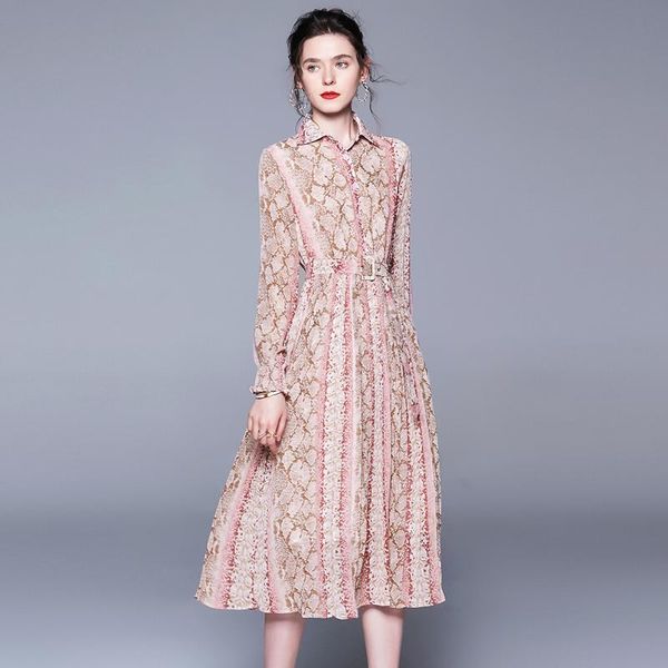 casual dresses runway style woman chiffon pleated dress vintage printed ladies mid party spring autumn, Black;gray
casual dresses runway style woman chiffon pleated dress vintage printed ladies mid party spring autumn, Black;gray