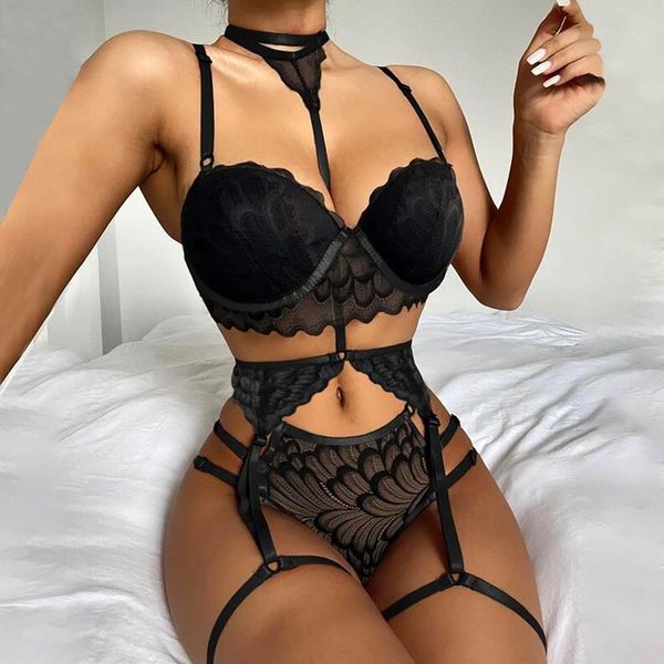 bras sets lace embroidery lingerie steel ring pajamas waist hollow transparent underwear women intimates 25#, Red;black
bras sets lace embroidery lingerie steel ring pajamas waist hollow transparent underwear women intimates 25#, Red;black