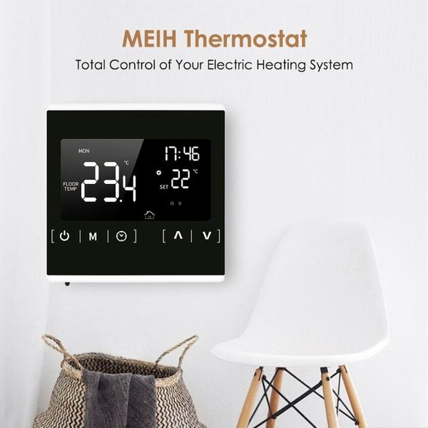 smart home control thermostat lcd touchscreen programmable electric floor heating system thermoregulator temperature controller
smart home control thermostat lcd touchscreen programmable electric floor heating system thermoregulator temperature controller