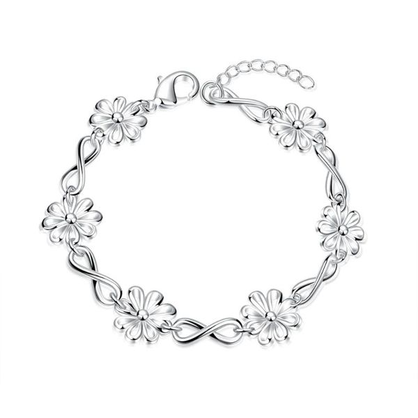 charm bracelets classic fashion hollow romantic flower shape ladies bracelet real sterling silver jewelry elegant women's, Golden;silver
charm bracelets classic fashion hollow romantic flower shape ladies bracelet real sterling silver jewelry elegant women's, Golden;silver