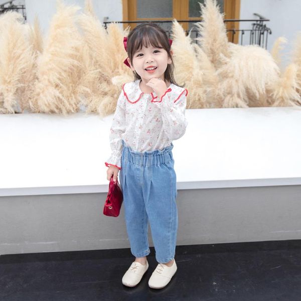 jeans baby girl high waist casual style kids girls spring autumn kid clothes, Blue
jeans baby girl high waist casual style kids girls spring autumn kid clothes, Blue