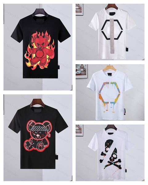 phillip plain men designer pp skull diamond t shirt short sleeve dollar brown bear brand tee o-neck skulls tshirt tees 0, White;black
phillip plain men designer pp skull diamond t shirt short sleeve dollar brown bear brand tee o-neck skulls tshirt tees 0, White;black