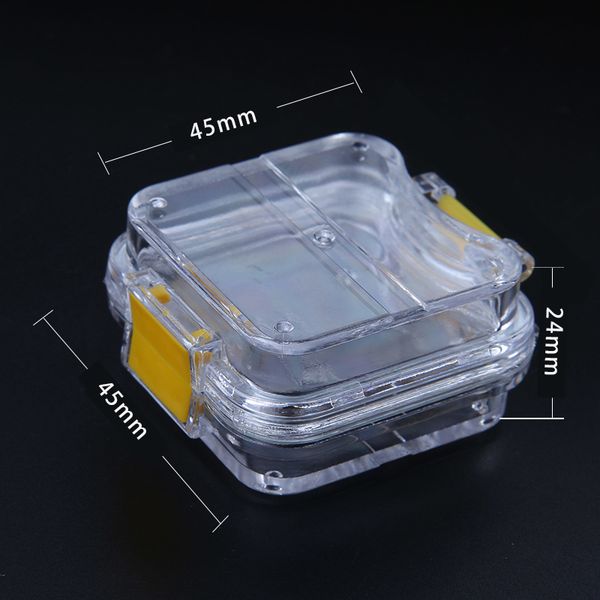 10pcs new dental small transparent crown-keeping box with clear flexible film inside
10pcs new dental small transparent crown-keeping box with clear flexible film inside
