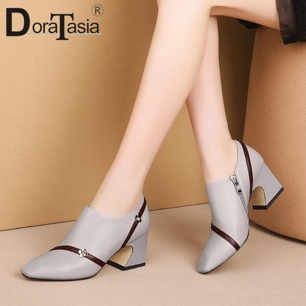dress shoes doratasia design ladies genuine leather pumps square toe chunky heels women concise office woman, Black
dress shoes doratasia design ladies genuine leather pumps square toe chunky heels women concise office woman, Black