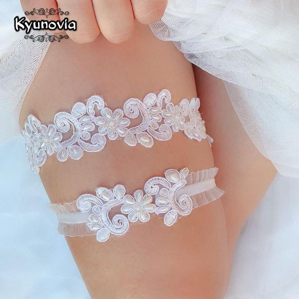 wedding sashes kyunovia garter flower pearl party bridal accessories cosplay lace elastic leg belt by30, White
wedding sashes kyunovia garter flower pearl party bridal accessories cosplay lace elastic leg belt by30, White
