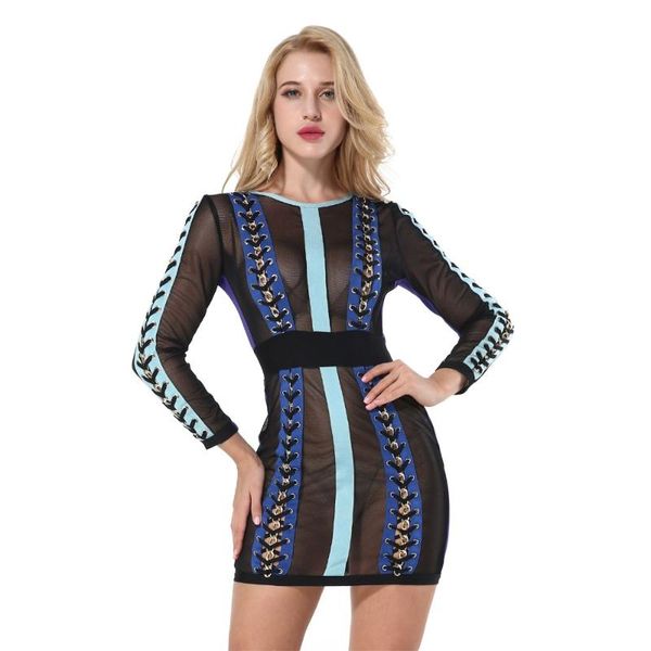 casual dresses 2021 bandage dress women long sleeve o-neck mesh patchwork above knee celebrity evening party nightclub bodycon, Black;gray
casual dresses 2021 bandage dress women long sleeve o-neck mesh patchwork above knee celebrity evening party nightclub bodycon, Black;gray