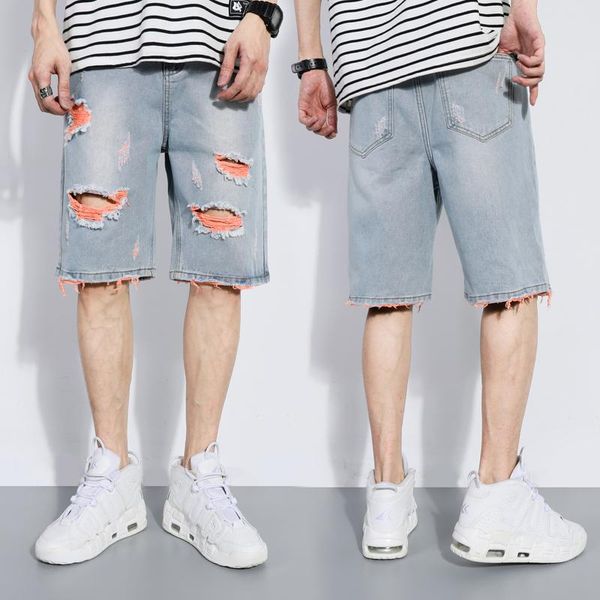 new men's denim jeans shorts spring summer washed short half pant knee length large loose male plus blue pants high quality
new men's denim jeans shorts spring summer washed short half pant knee length large loose male plus blue pants high quality