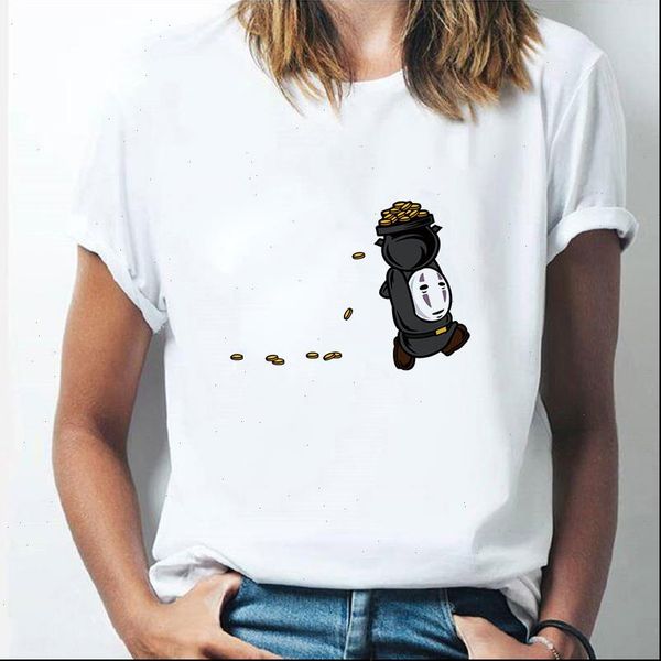 spirit away t shirt studio ghibli harajuku women tshirts no face print cute kawaii 90s women clothes tee, White
spirit away t shirt studio ghibli harajuku women tshirts no face print cute kawaii 90s women clothes tee, White