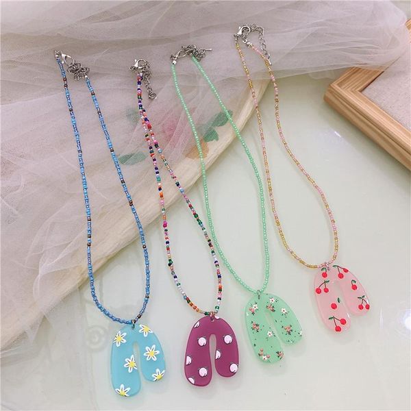 pendant necklaces vintage acrylic u shaped flower cherry pattern necklace 2021 ins beaded strand korean for women fashion jewelry, Silver
pendant necklaces vintage acrylic u shaped flower cherry pattern necklace 2021 ins beaded strand korean for women fashion jewelry, Silver