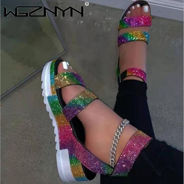 wgznyn new women's gladiator sandals ladies flat platform colorful shoes woman casual beach summer sandals woman big size 35-43, Black
wgznyn new women's gladiator sandals ladies flat platform colorful shoes woman casual beach summer sandals woman big size 35-43, Black
