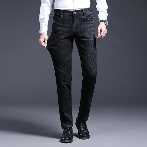 men's jeans classic black jeans/boutique stretch slim large size business casual pants brand cotton men, Blue
men's jeans classic black jeans/boutique stretch slim large size business casual pants brand cotton men, Blue