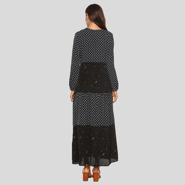 muslim women's clothes printed dot manga dress maxi spring autumn robes tjr320 vysx, Black;gray
muslim women's clothes printed dot manga dress maxi spring autumn robes tjr320 vysx, Black;gray