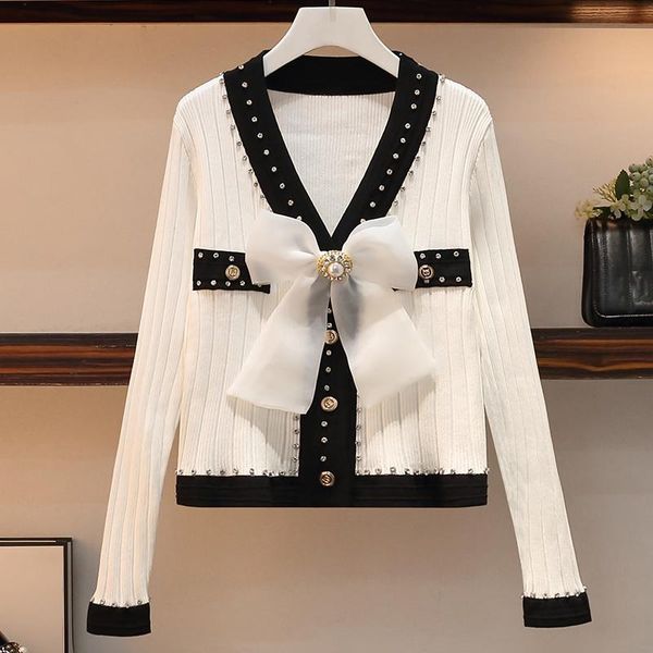 women's sweaters f329, White;black