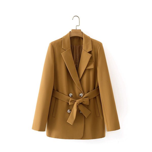 2021 new dt-27704 european and american women's wholesale autumn camel double breasted belt suit coat c43g, Black;brown
2021 new dt-27704 european and american women's wholesale autumn camel double breasted belt suit coat c43g, Black;brown