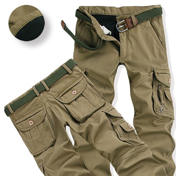 men's pants mens winter thick warm cargo casual fleece pockets fur trouser plus size 38 40 fashion loose baggy joger worker male, Black
men's pants mens winter thick warm cargo casual fleece pockets fur trouser plus size 38 40 fashion loose baggy joger worker male, Black
