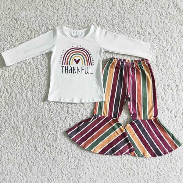fashion kids boutique clothing sets thanksgiving baby girls designer clothes popular bell bottom outfits thankful print wholesale bulk kid c, White
fashion kids boutique clothing sets thanksgiving baby girls designer clothes popular bell bottom outfits thankful print wholesale bulk kid c, White
