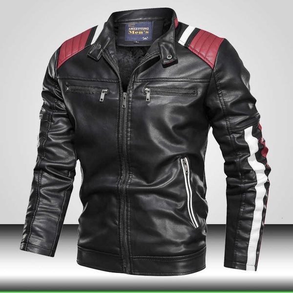 men's motorcycle leather jacket biker outwear casual slim jacket men spring leather jackets design bomber coat chaqueta hombre 201022, Black
men's motorcycle leather jacket biker outwear casual slim jacket men spring leather jackets design bomber coat chaqueta hombre 201022, Black