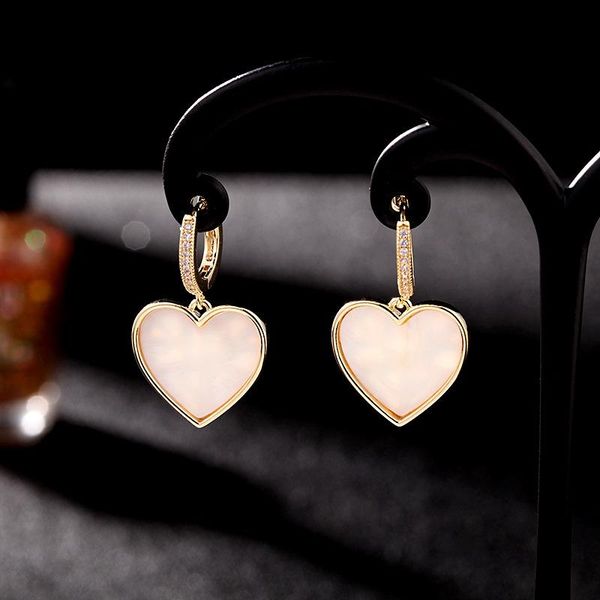 love earrings for women gold plated jewelry new fashion shell heart stud earring brand design sweet simple earring, Silver
love earrings for women gold plated jewelry new fashion shell heart stud earring brand design sweet simple earring, Silver