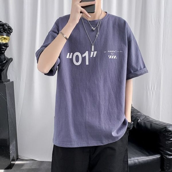 e-baihui 2021 summer new japanese men's printed casual short-sleeved t-shirt student couple loose trend round neck casual t-shirt a264t, White;black 
e-baihui 2021 summer new japanese men's printed casual short-sleeved t-shirt student couple loose trend round neck casual t-shirt a264t, White;black
