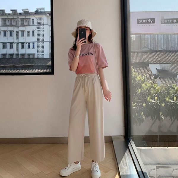 women's pants & capris elastic high waist female trousers women wide leg lace up straight sweet drawstring preppy casual bottoms sweatp, Black;white
women's pants & capris elastic high waist female trousers women wide leg lace up straight sweet drawstring preppy casual bottoms sweatp, Black;white