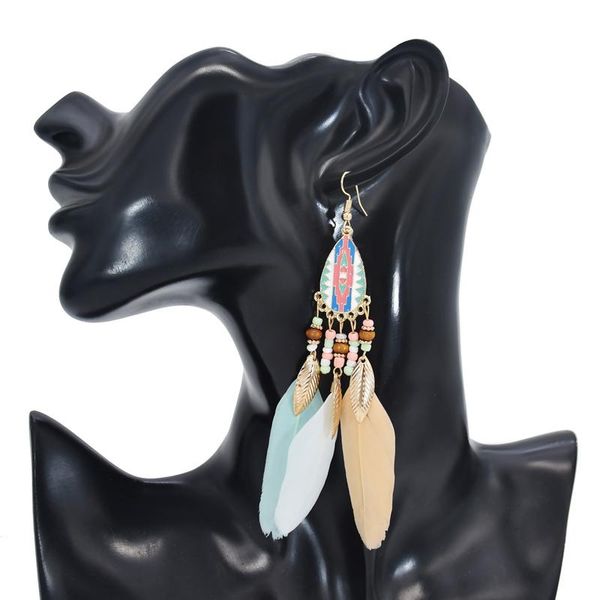 dangle & chandelier bohemian ethnic style rice bead feather earrings for women exaggerated and temperament long fashion jewelry, Silver
dangle & chandelier bohemian ethnic style rice bead feather earrings for women exaggerated and temperament long fashion jewelry, Silver