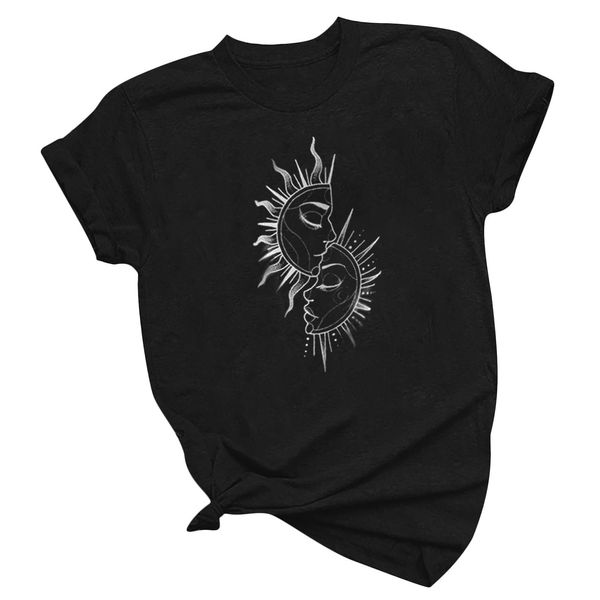 mujer t-shirts tshirts wife o-neck from vintage sun graphic moon mode to solid manga short t-shirt languages ix1g, White
mujer t-shirts tshirts wife o-neck from vintage sun graphic moon mode to solid manga short t-shirt languages ix1g, White