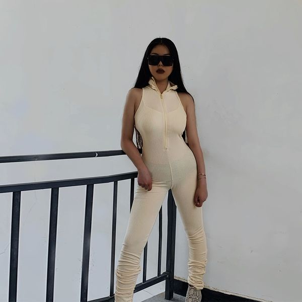 women turtle neck sleeveless ruched jumpsuit casual solid color cotton ribbed bodycon overalls rompers, Black;white
women turtle neck sleeveless ruched jumpsuit casual solid color cotton ribbed bodycon overalls rompers, Black;white