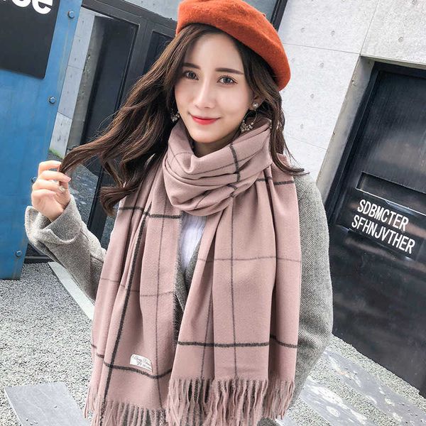 korean plaid scarf in autumn winter 2021 thickened warm men's and women's plaid scarf shawl, Blue;gray
korean plaid scarf in autumn winter 2021 thickened warm men's and women's plaid scarf shawl, Blue;gray
