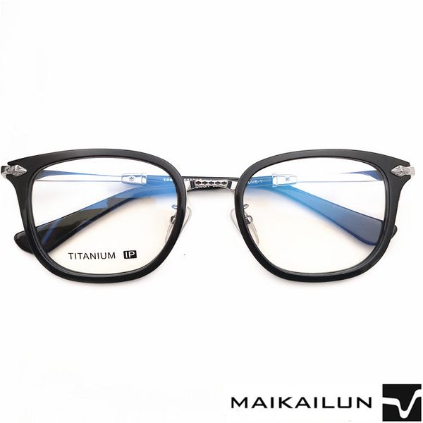 sunglasses fashionable plate pure titanium spectacle frame men's and women's art optical glasses myopia, White;black
sunglasses fashionable plate pure titanium spectacle frame men's and women's art optical glasses myopia, White;black