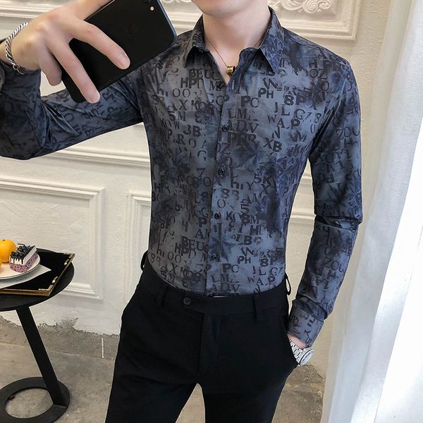 Quality New High Men Men's Casual Shirts Long Spring 2021 Simple Fine Adjustment Streetwear Letter Print Tuxedo Blouse Homme 3xl PDGL, Black;brown
Quality New High Men Men's Casual Shirts Long Spring 2021 Simple Fine Adjustment Streetwear Letter Print Tuxedo Blouse Homme 3xl PDGL, Black;brown