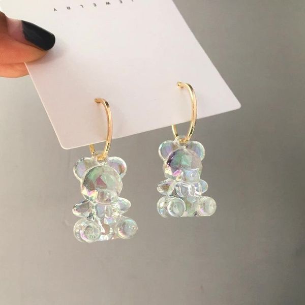 earrings designer earrings fashion lovely transparent acrylic stereoscopic bear pendants wholesale 925 silver ins earrings, Golden;silver
earrings designer earrings fashion lovely transparent acrylic stereoscopic bear pendants wholesale 925 silver ins earrings, Golden;silver